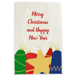 Bolsa De Regalo Mediana Alegres Ornamentos Vintage