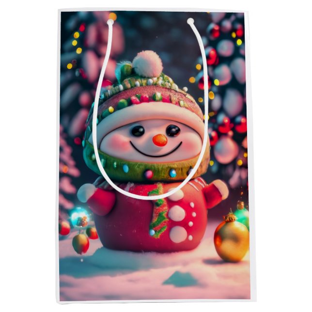 Bolsa De Regalo Mediana Alegría de fiesta (Anverso)