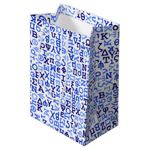 Bolsa De Regalo Mediana Alfabeto griego