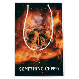 Bolsa De Regalo Mediana Algo Asombroso. Calavera en el espacio