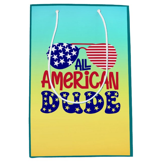 Bolsa De Regalo Mediana All American Dude-32286 (Anverso)