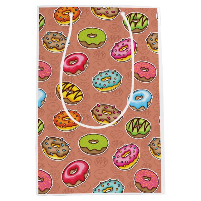 Bolsa De Regalo Mediana Almohada de Donas (Anverso)