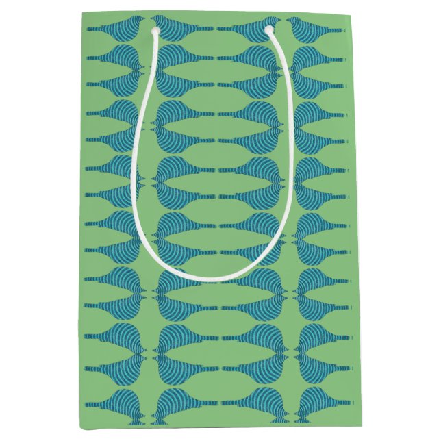 Bolsa De Regalo Mediana Alumnaina rayada (Anverso)