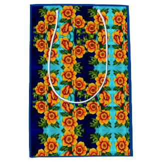 Bolsa De Regalo Mediana Amapolas de fantasía