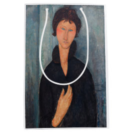 Bolsa De Regalo Mediana Amedeo Modigliani - Mujer con ojos azules