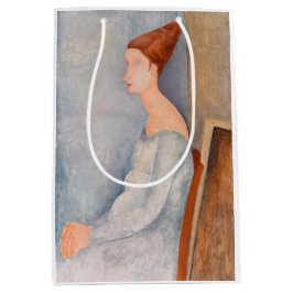 Bolsa De Regalo Mediana Amedeo Modigliani - Retrato Jeanne Hebuterne #3
