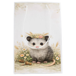 Bolsa De Regalo Mediana Amigo del bosque zarigüeya de bosque