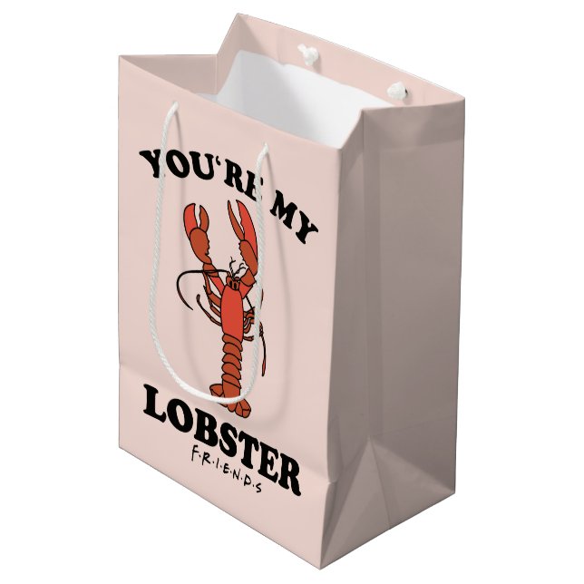 Bolsa De Regalo Mediana AMIGOS™ | Eres mi Lobster - Tipografía clásica (Angulo Anverso)