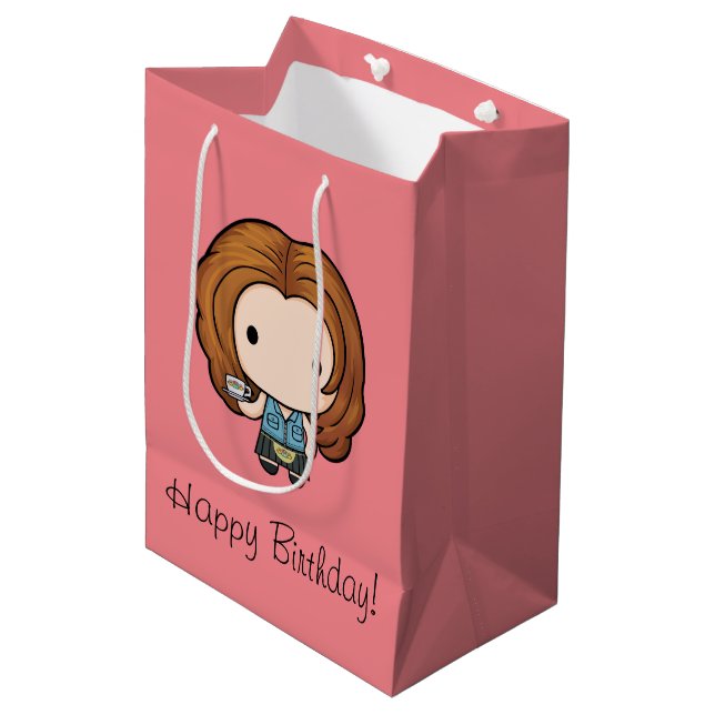 Bolsa De Regalo Mediana AMIGOS™ | Rachel Chibi (Angulo Anverso)