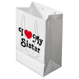 Bolsa De Regalo Mediana Amo a mi hermana
