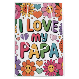 Bolsa De Regalo Mediana Amo a mi papá
