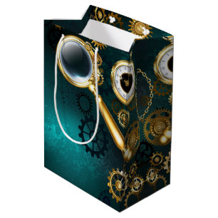 Bolsa De Regalo Mediana Ampliador en estilo Steampunk