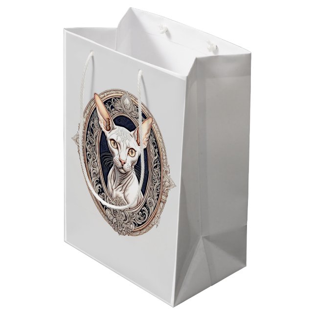 Bolsa De Regalo Mediana Añadir tu propio texto (Angulo reverso)