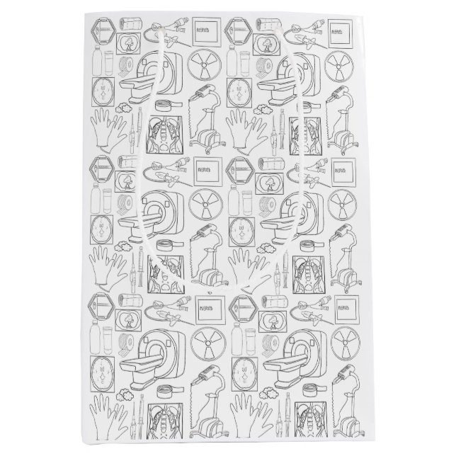 Bolsa De Regalo Mediana Análisis de gato (Anverso)