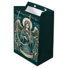 Bolsa De Regalo Mediana Ángel Dorado de la Paz