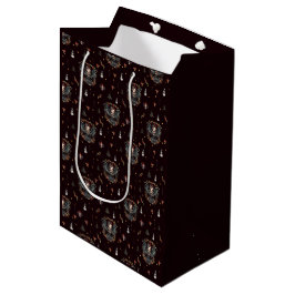 Bolsa De Regalo Mediana Ángel Navidades góticos oscuros