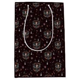 Bolsa De Regalo Mediana Ángel Navidades góticos oscuros