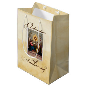 Bolsa De Regalo Mediana Ángeles del 50° aniversario de la ordenación en el
