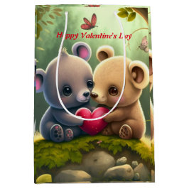 Bolsa De Regalo Mediana Animales cortos enamorados