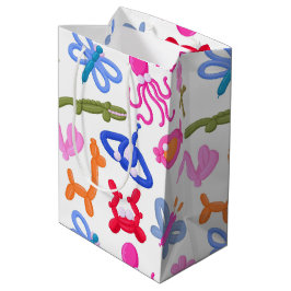 Bolsa De Regalo Mediana Animales de Globo Lindos Patrón Colorido para Niño