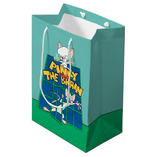 Bolsa De Regalo Mediana Animaniacs | Pinky y el gráfico de la jaula del ce