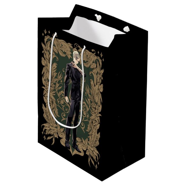 Bolsa De Regalo Mediana Anime Draco Malfoy Ornate Frame (Angulo Anverso)