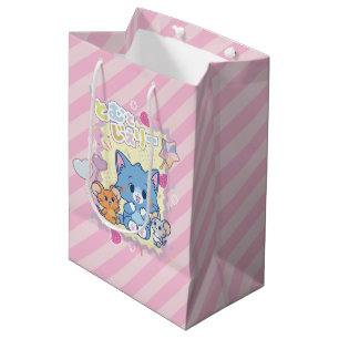 Bolsa De Regalo Mediana Anime Tom y Jerry Strawberry Fun