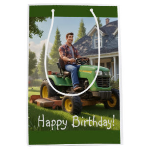 Bolsa De Regalo Mediana Aniversario del nacimiento de Lawnmower Man