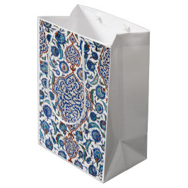 Bolsa De Regalo Mediana Antigua Floral Otomana Iznik