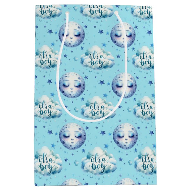 Bolsa De Regalo Mediana Anuncio de parto (Anverso)