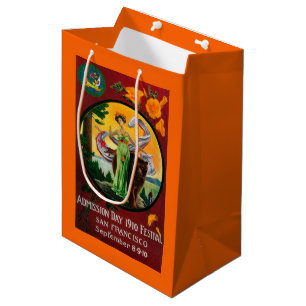 Bolsa De Regalo Mediana Anuncio del día de admisión, festival del estado
