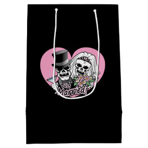 Bolsa De Regalo Mediana Apenas cráneos casados
