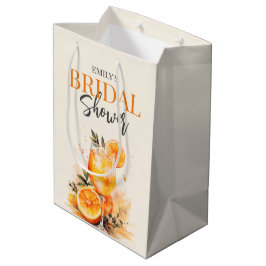 Bolsa De Regalo Mediana Aperol Spritz Acuarela Despedida de Soltera