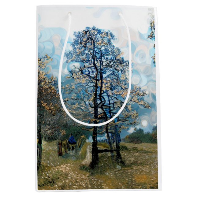 Bolsa De Regalo Mediana Árbol (Anverso)