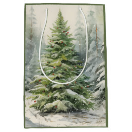 Bolsa De Regalo Mediana Árbol de Navidad