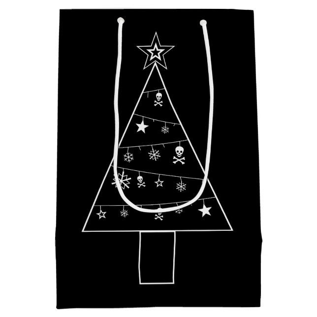 Bolsa De Regalo Mediana Árbol de navidad de la CONDENACIÓN (Reverso)