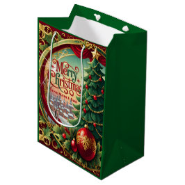 Bolsa De Regalo Mediana Árbol de Navidad Ornate