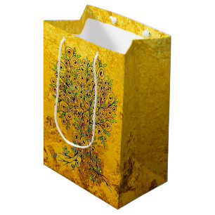 Bolsa De Regalo Mediana Árbol De Vida - Espirales Salen Frutas 1