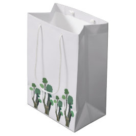 Bolsa De Regalo Mediana Árbol verde