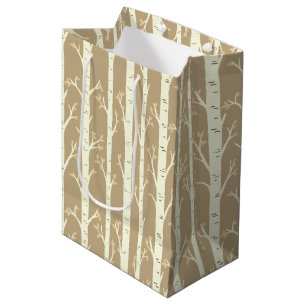 Bolsa De Regalo Mediana Árboles de abedul