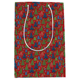 Bolsa De Regalo Mediana Árboles de Navidad
