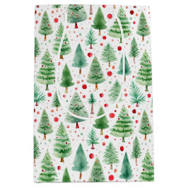 Bolsa De Regalo Mediana Árboles de Navidad