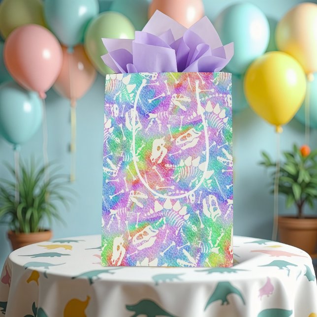 Bolsa De Regalo Mediana Arcoiris de Dino Dig (Subido por el creador)