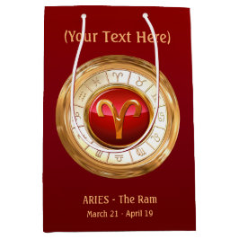 Bolsa De Regalo Mediana Aries - El Rótulo Ram Zodiac