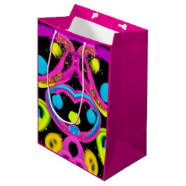 Bolsa De Regalo Mediana arte abstracto brillante
