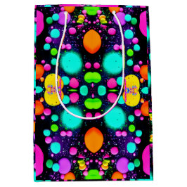 Bolsa De Regalo Mediana arte abstracto brillante