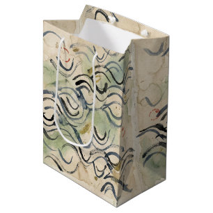 Bolsa De Regalo Mediana Arte de Caligrafía Japonesa Vintage (6)