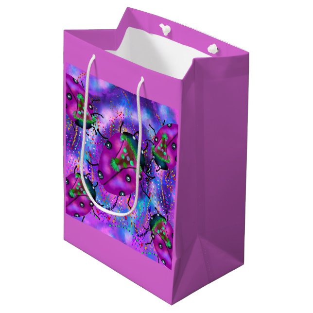 BOLSA DE REGALO MEDIANA ARTE DE LADYBUG (Angulo Anverso)