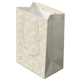 Bolsa De Regalo Mediana Arte Deco Ornamental - Marfil | Anniversary Luxe