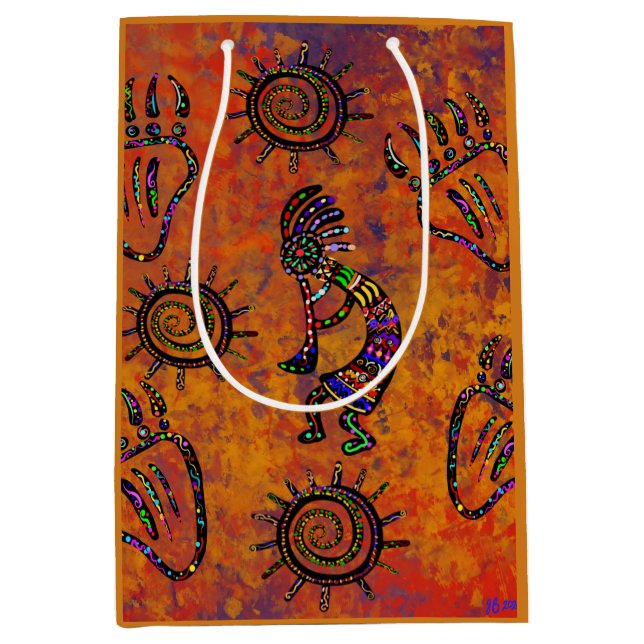 Bolsa De Regalo Mediana Arte del desierto de Arizona (Anverso)
